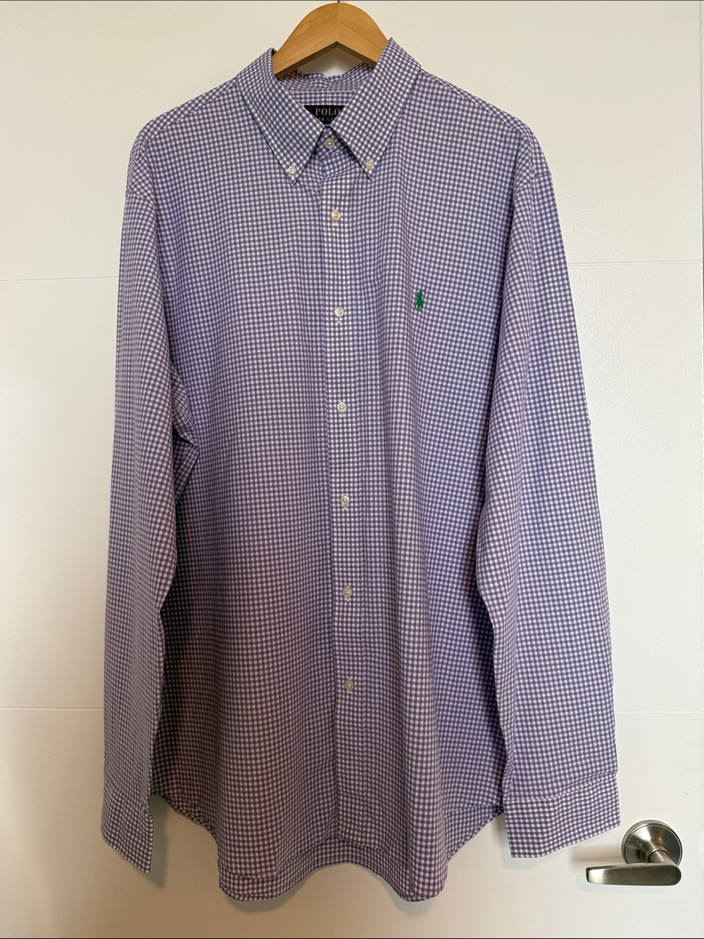 Polo by Ralph Lauren Lavender Gingham Button-Down Shirt